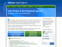 Tablet Screenshot of odysseyagency.co.uk